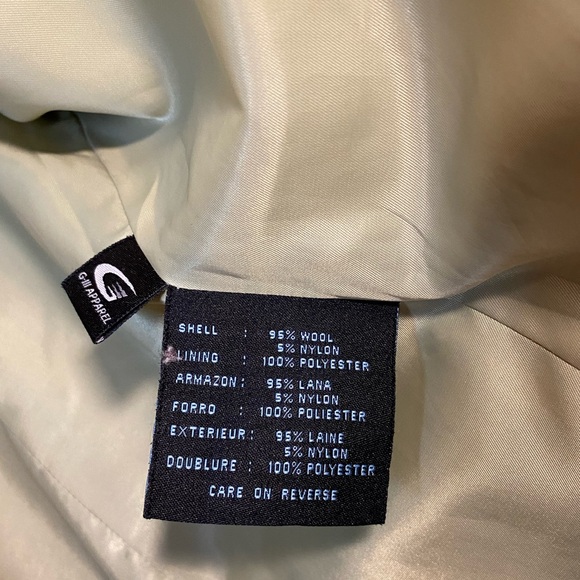 Nine West Wool Blend Pea Coat- women’s size 10 - Picture 10 of 11